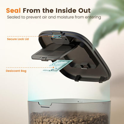 oneisall Smart Pet Feeder, 3.5L Automatic Food Dispenser for Cats, dogs，Small Pets Indoor